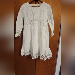 ZARA KIDS WHITE DRESS